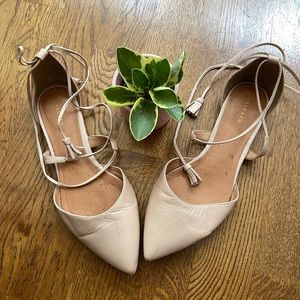 Halogen pale pink ballerina flats 7.5